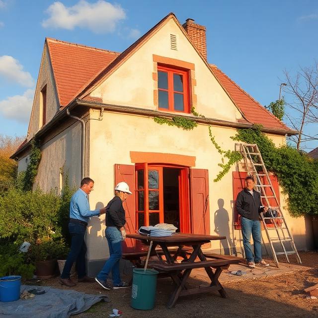 Buy a house in Normandy roofer, refurbish a cheap Ardèche